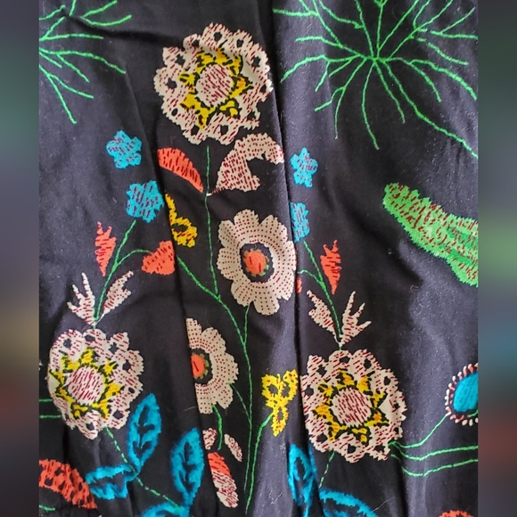 ABYOXI | Lightweight Navy "Embroided" Floral Print Mini Dress in Large - Picture 12 of 13